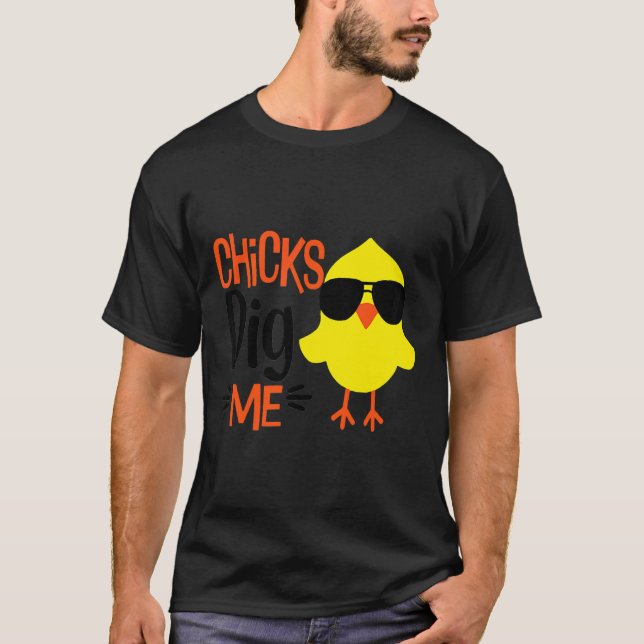 Camiseta Pollo Cute bebé Chick (Anverso)