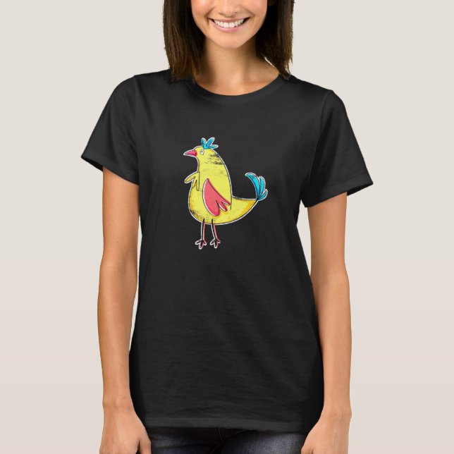 Camiseta Pollo de animales de granja Lover Hen (Anverso)