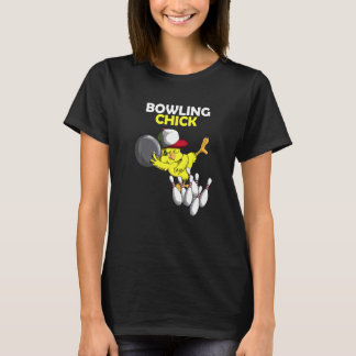 Camiseta Pollo de bolos Pollo Pollo Pollitos Pollo Tazón