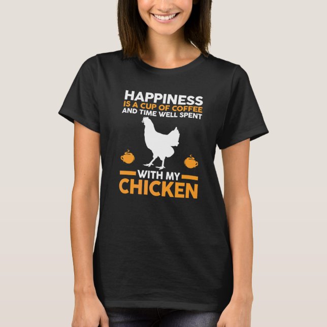Camiseta Pollo de Café (Anverso)