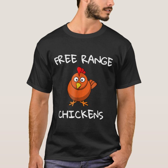 Camiseta Pollo de campo libre (Anverso)