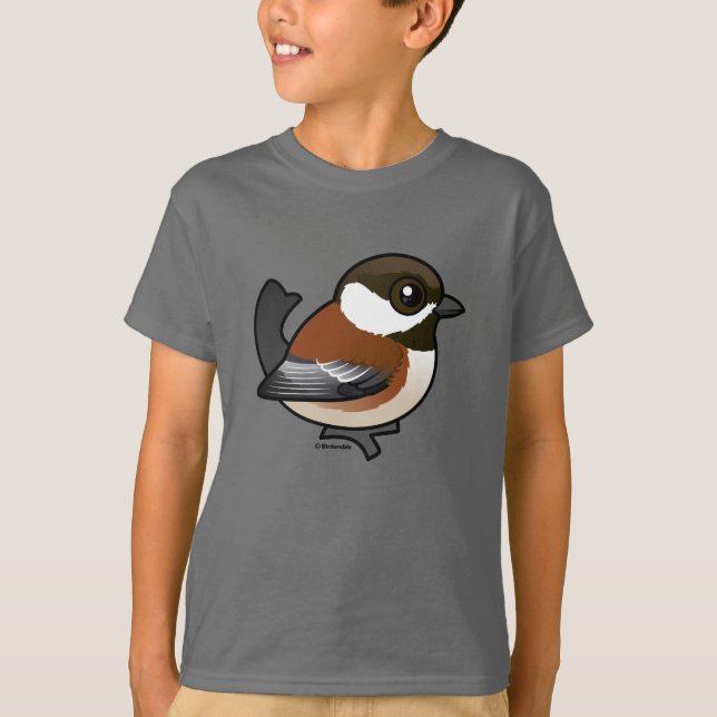 Camiseta Pollo de castaña (Anverso)