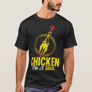 Camiseta Pollo De Caucho En Un Pajazo Gracioso De Gallina D