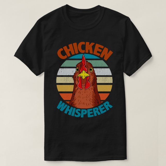Camiseta Pollo de corral de criadero de gallina (Diseño del anverso)