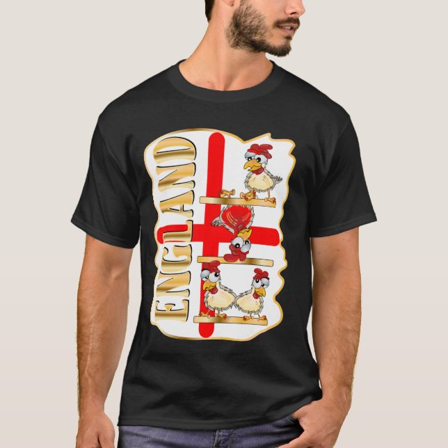 CAMISETA POLLO DE CORRAL INGLÉS EN INGLÉS (Anverso)