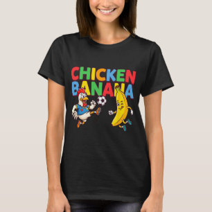 Camiseta Pollo de dibujos animados divertidos Nana jugador 