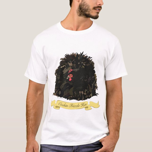 Camiseta Pollo de fragor de cochín negro (Anverso)