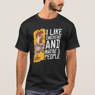 Camiseta Pollo de gallo de aves de corral de cría