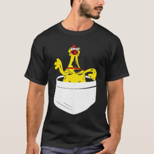 Camiseta Pollo de goma funky en un amor de pollo de goma de
