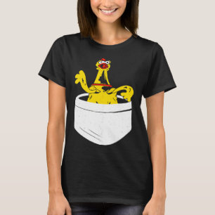 Camiseta Pollo De Goma Funky En Un Bolsillo Con Amor A Las