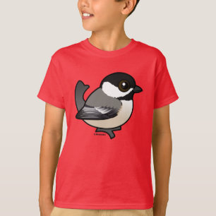 Camiseta Pollo de gorro negro y pálido