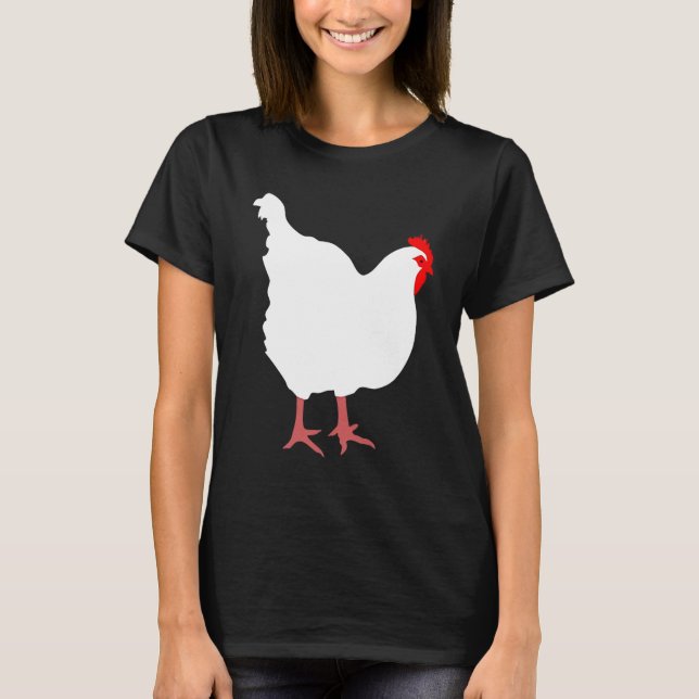Camiseta Pollo de granja (Anverso)
