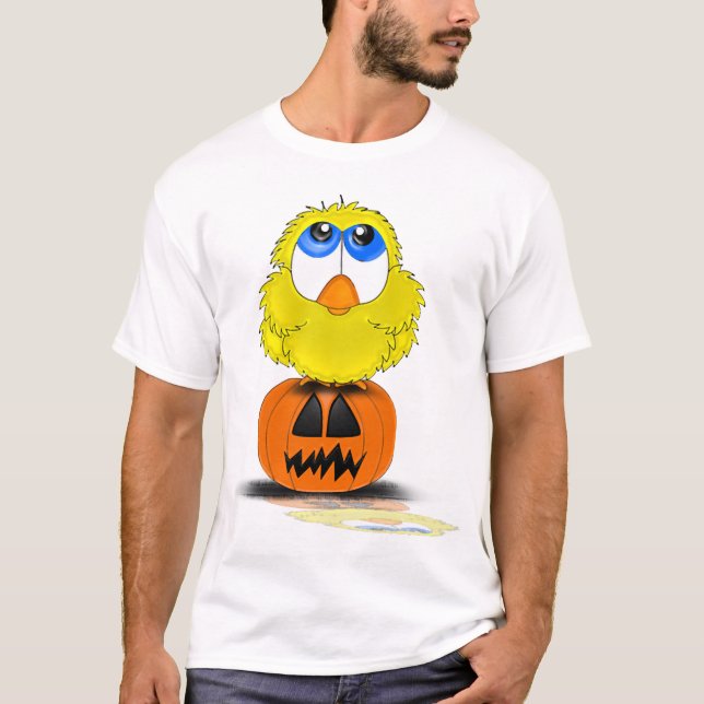 Camiseta Pollo de Halloween (Anverso)