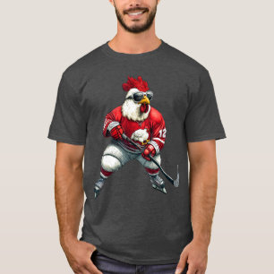 Camiseta Pollo de hockey sobre hielo/jugador de hockey sobr