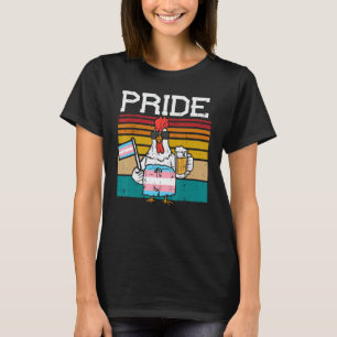 Camiseta Pollo de la bandera transgénero Mes Lgbt Trans Pri