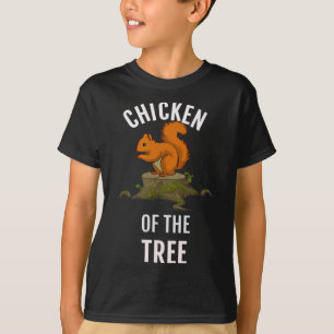 Camiseta Pollo De La Caza De Cazadores Graciosa Del Árbol