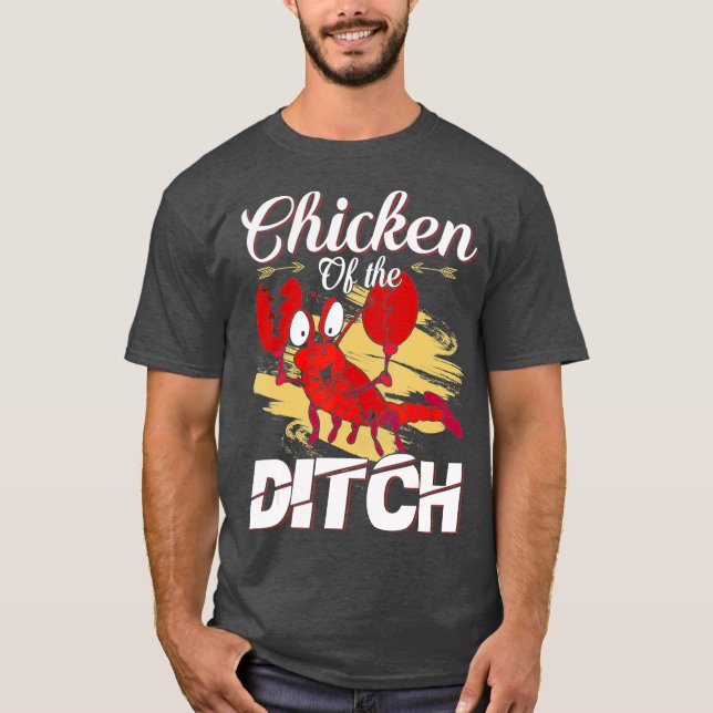 Camiseta Pollo De La Fiesta De Comida Cajún De Langostinos (Anverso)