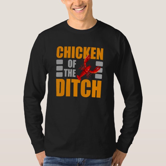 Camiseta Pollo De La Langosta De Langosta De Pana De Langos (Anverso)