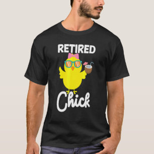 Camiseta Pollo de la pensión de jubilación de polluelos jub
