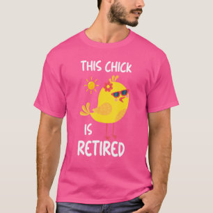 Camiseta Pollo de la pensión de jubilación de polluelos jub