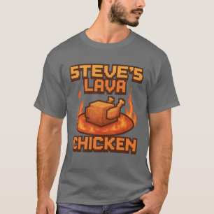 Camiseta Pollo de Lava Pixel
