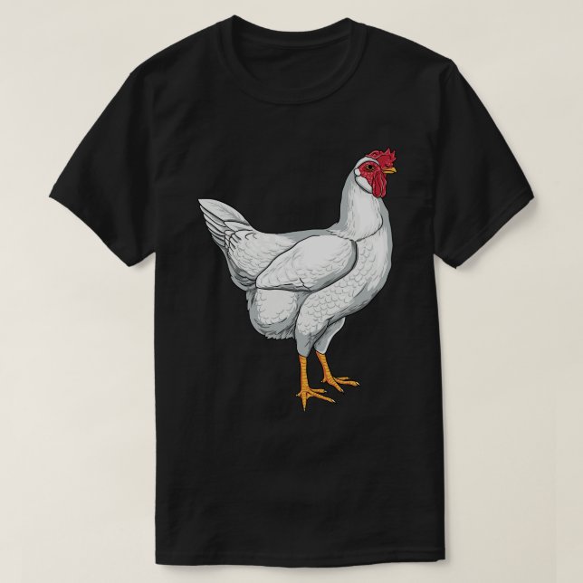 Camiseta Pollo de Leghorn (Diseño del anverso)
