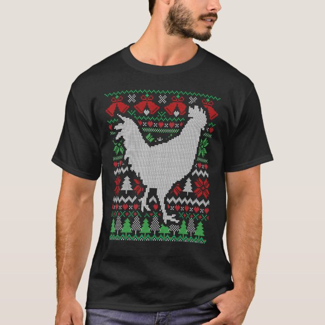 Camiseta Pollo de Navidad (Anverso)