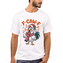 Pollo de Navidad Divertido, F-Caw-F