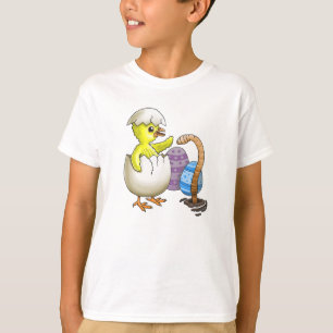 Camiseta Pollo de Pascua con sombrero