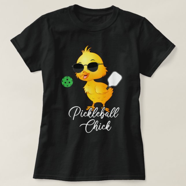 Camiseta Pollo de pellebol, pickleball divertido 310 (Diseño del anverso)