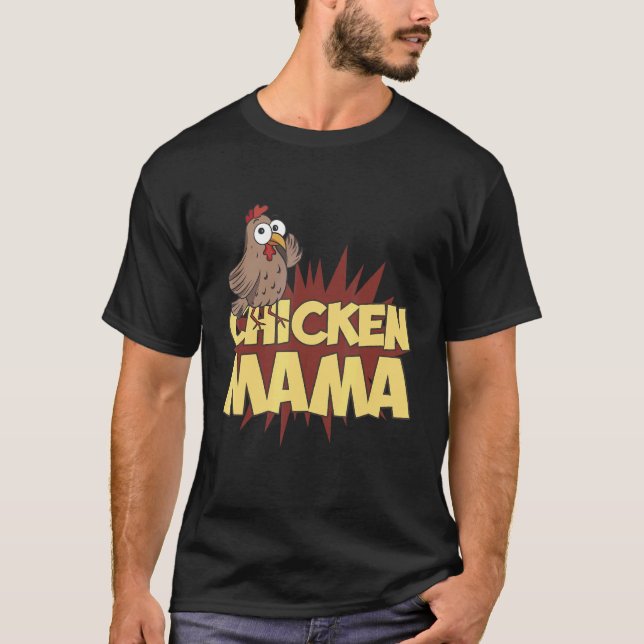 Camiseta Pollo de pollo con Mascota y pollo en el Día de la (Anverso)