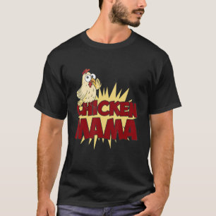 Camiseta Pollo de pollo con Mascota y pollo en el Día de la