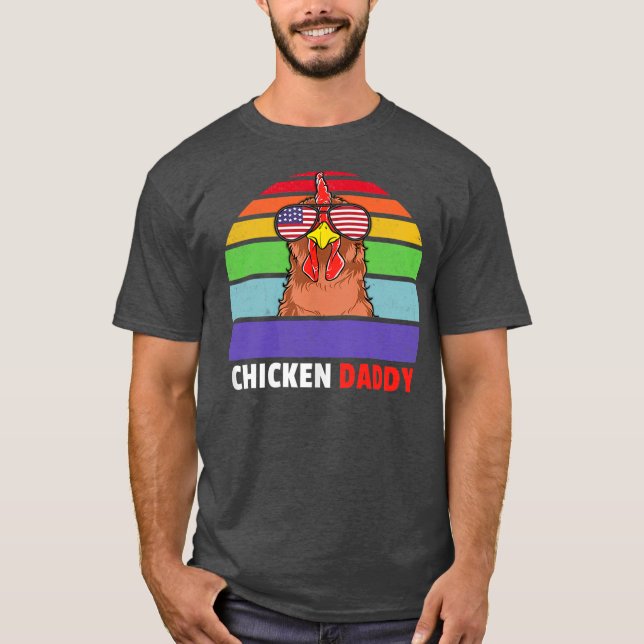 Camiseta Pollo de pollo de granja LGBT Orgullo gay LGBTQ (Anverso)