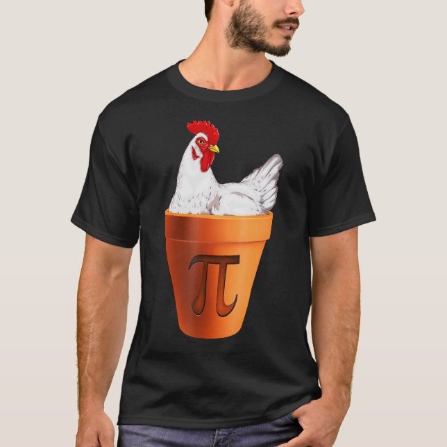 Camiseta Pollo de pollo en maceta de maíz (Anverso)