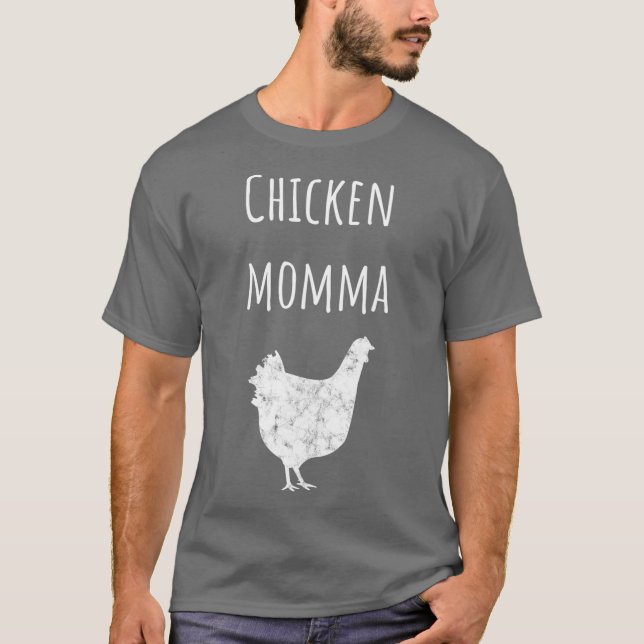 Camiseta Pollo de pollo Pollo Huevo Coop Amor Momma Fowl (Anverso)