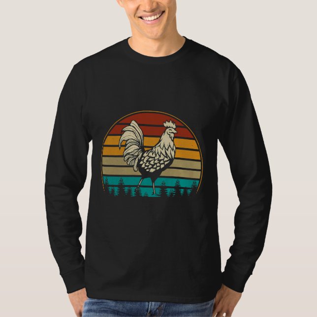 Camiseta Pollo de pollo retro (Anverso)
