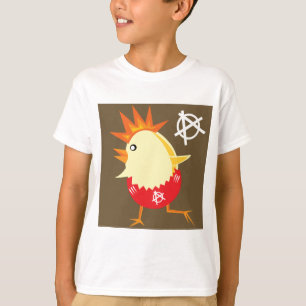 Camiseta Pollo de rock de punk