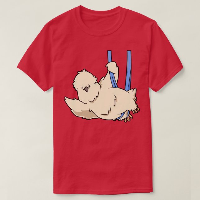 Camiseta Pollo de seda aérea (Diseño del anverso)