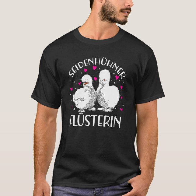 Camiseta Pollo de seda, Susurrador, Pollo de seda, Pollo, M (Anverso)