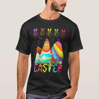 Camiseta Pollo del Día de Pascua Familia Divertida Ropa de