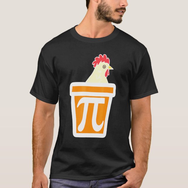 Camiseta Pollo del Día de Pi (Anverso)