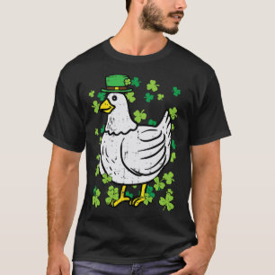 Camiseta Pollo del Día de San Patricio Saint Pattys Granjer