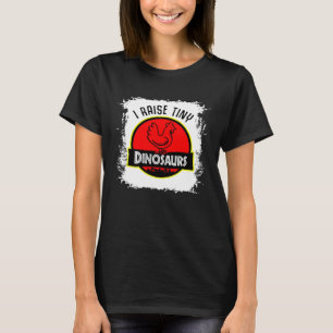 Camiseta Pollo Dinosaurios Pequeños Levanto Blanqueado