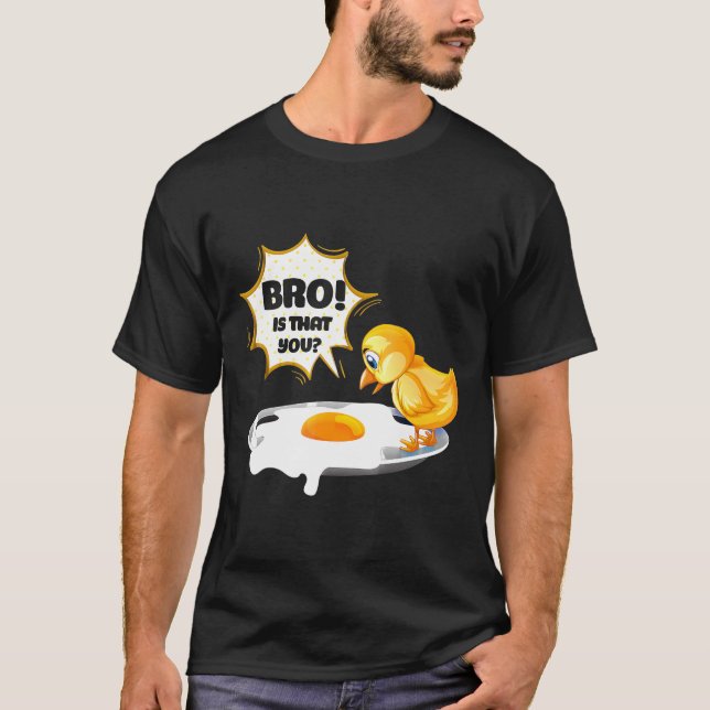 Camiseta Pollo - Divertida familia de Chistes de pollo (Anverso)
