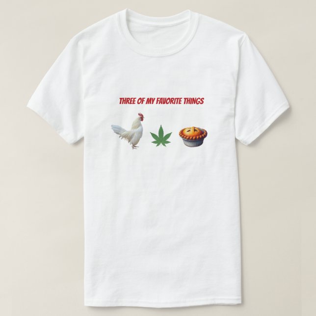 CAMISETA POLLO DIVERTIDO (Diseño del anverso)