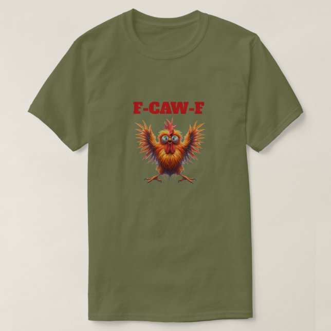 Camiseta Pollo divertido (Diseño del anverso)