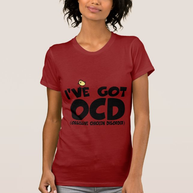 Camiseta Pollo divertido de OCD (Anverso)