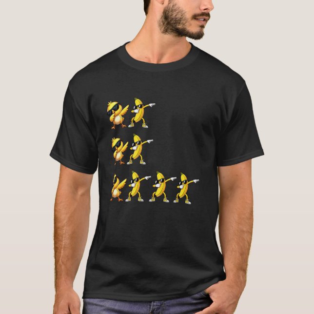 Camiseta Pollo divertido de plátano (Anverso)