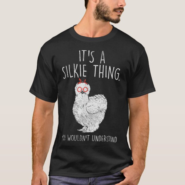 Camiseta Pollo divertido de Silkie Chicken (Anverso)