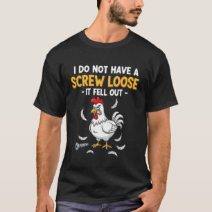 Camiseta Pollo Divertido No Estoy Loco Loco Sar